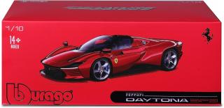 Ferrari Daytona SP3 2022 Rosso Magna (rotmetallic) Open Top Burago 1:18 Signature